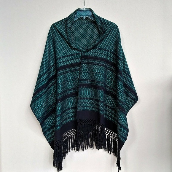 Handmade Accessories - Hand Woven Cotton Shawl from Mexico, New